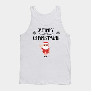 Australian Christmas Cool Santa Tank Top